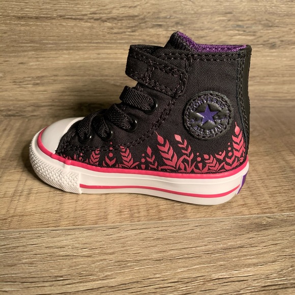 Converse x Frozen 2 Anna Hi Top Toddler Shoes - Picture 3 of 5